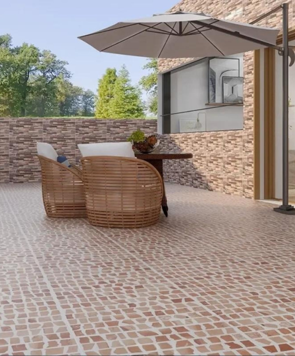 ML-OT012 Scarpa Terrazzo丨Hand-Laid Palladiana 丨Cement & Marble