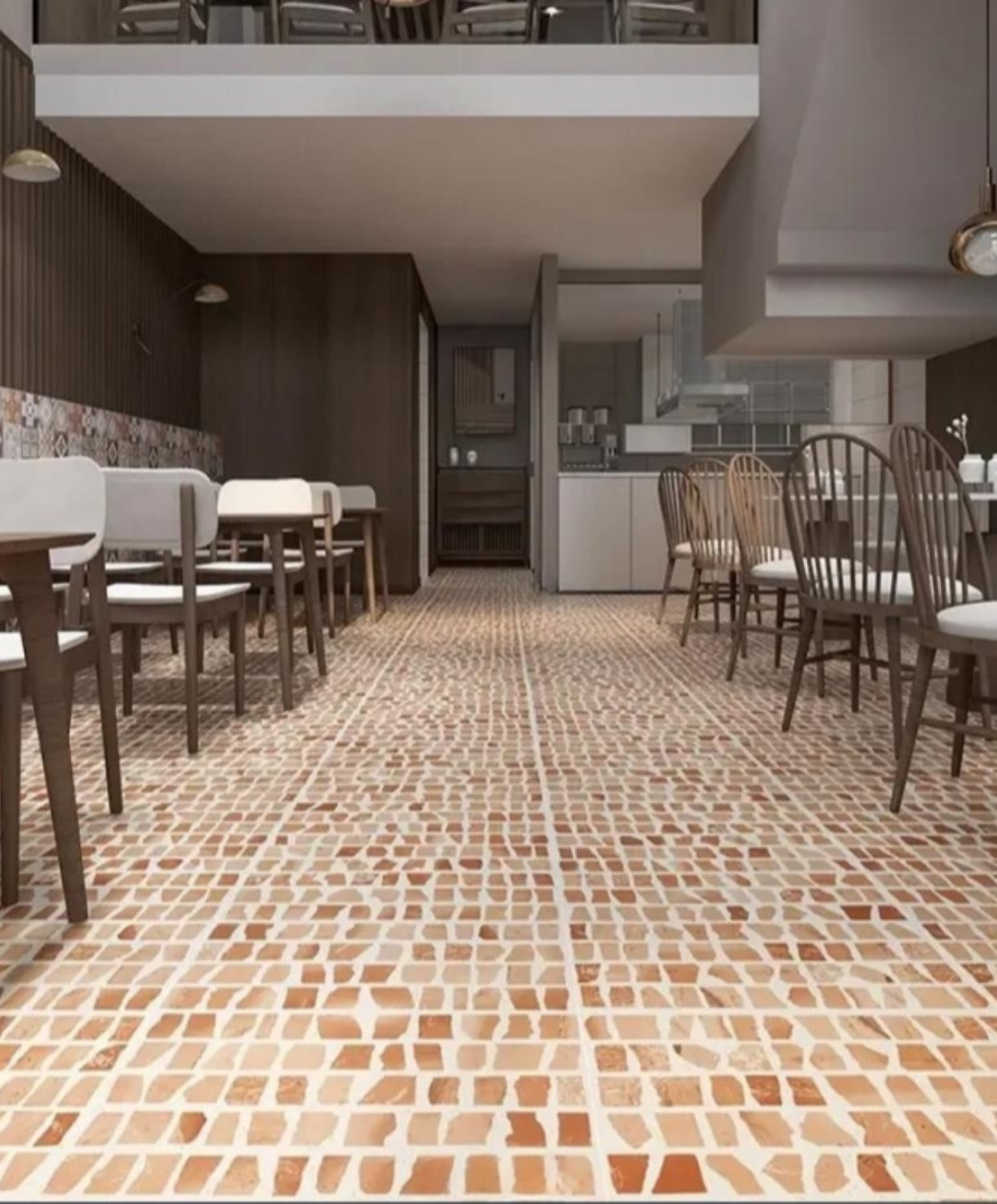 ML-OT012 Scarpa Terrazzo丨Hand-Laid Palladiana 丨Cement & Marble