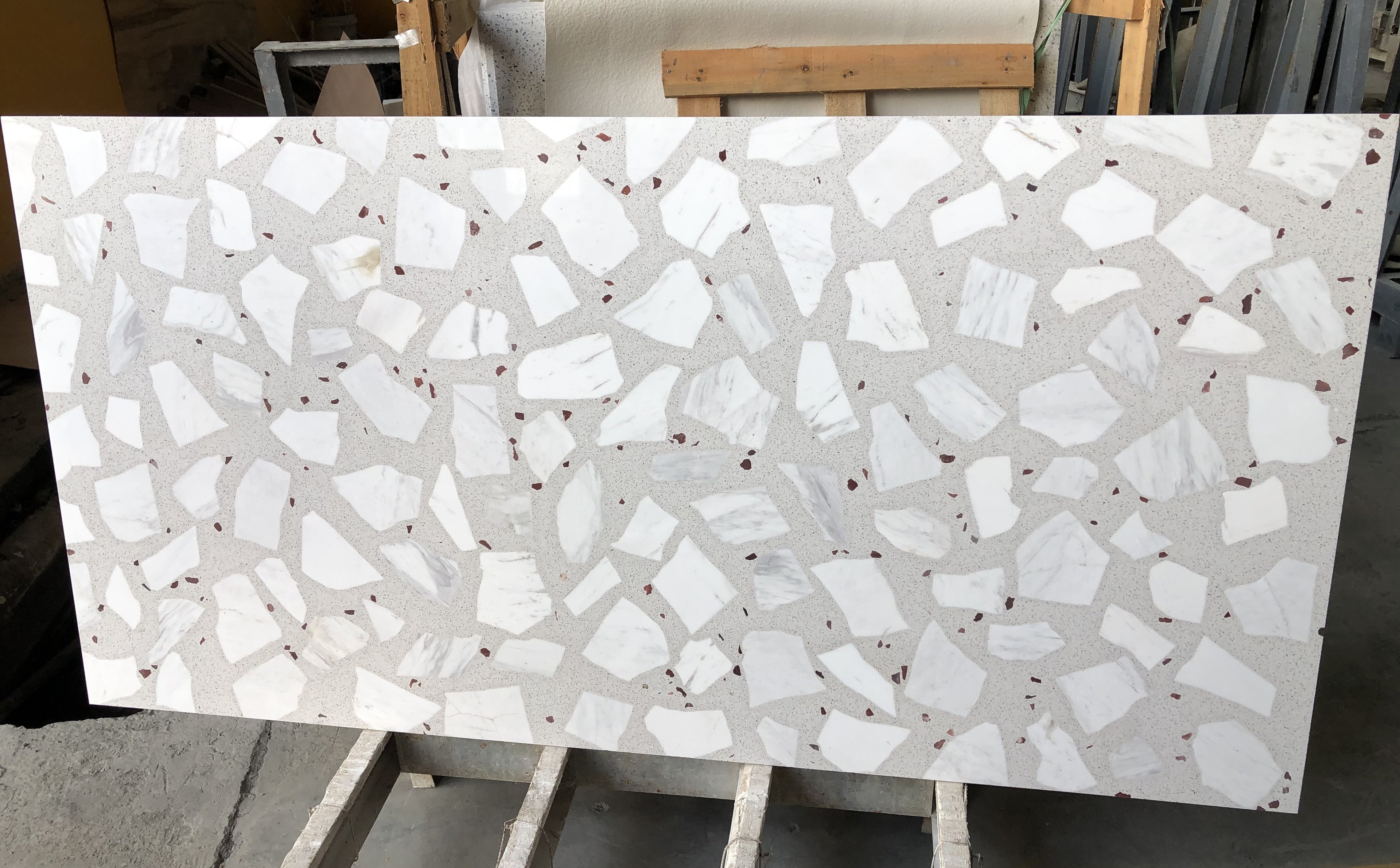 ML-IT049 Scarpa Terrazzo丨Hand-Laid Palladiana 丨Cement & Marble