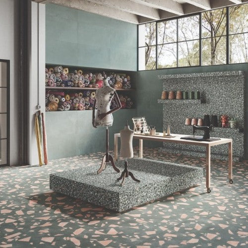 ML-IT054 Scarpa Terrazzo丨Hand-Laid Palladiana 丨Cement & Marble