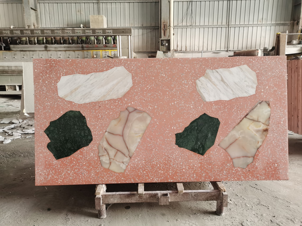 ML-IT007 Scarpa Terrazzo丨Hand-Laid Palladiana 丨Cement & Marble