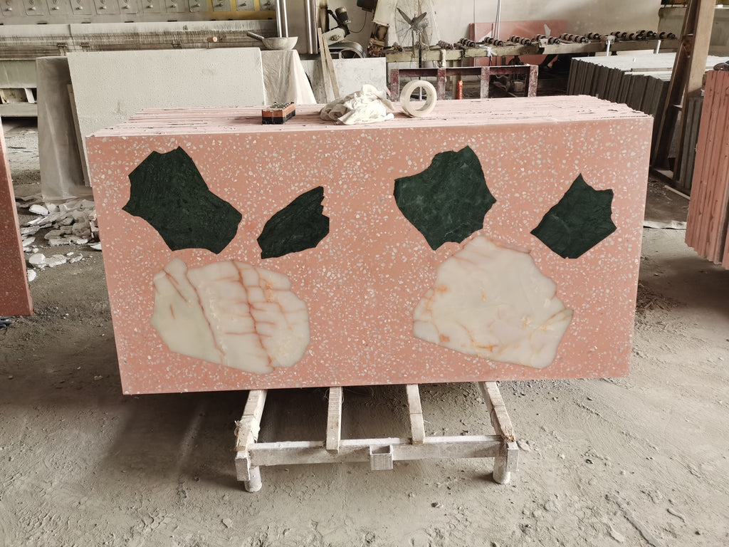 ML-IT007 Scarpa Terrazzo丨Hand-Laid Palladiana 丨Cement & Marble
