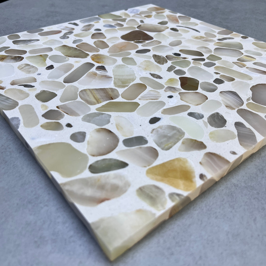 ML-IT050 Scarpa Terrazzo丨Hand-Laid Palladiana 丨Cement & Jade