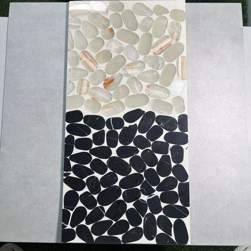 ML-IT017 Scarpa Terrazzo丨Hand-Laid Palladiana 丨Cement & Jade