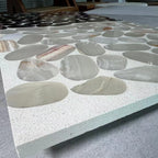 ML-IT017 Scarpa Terrazzo丨Hand-Laid Palladiana 丨Cement & Jade
