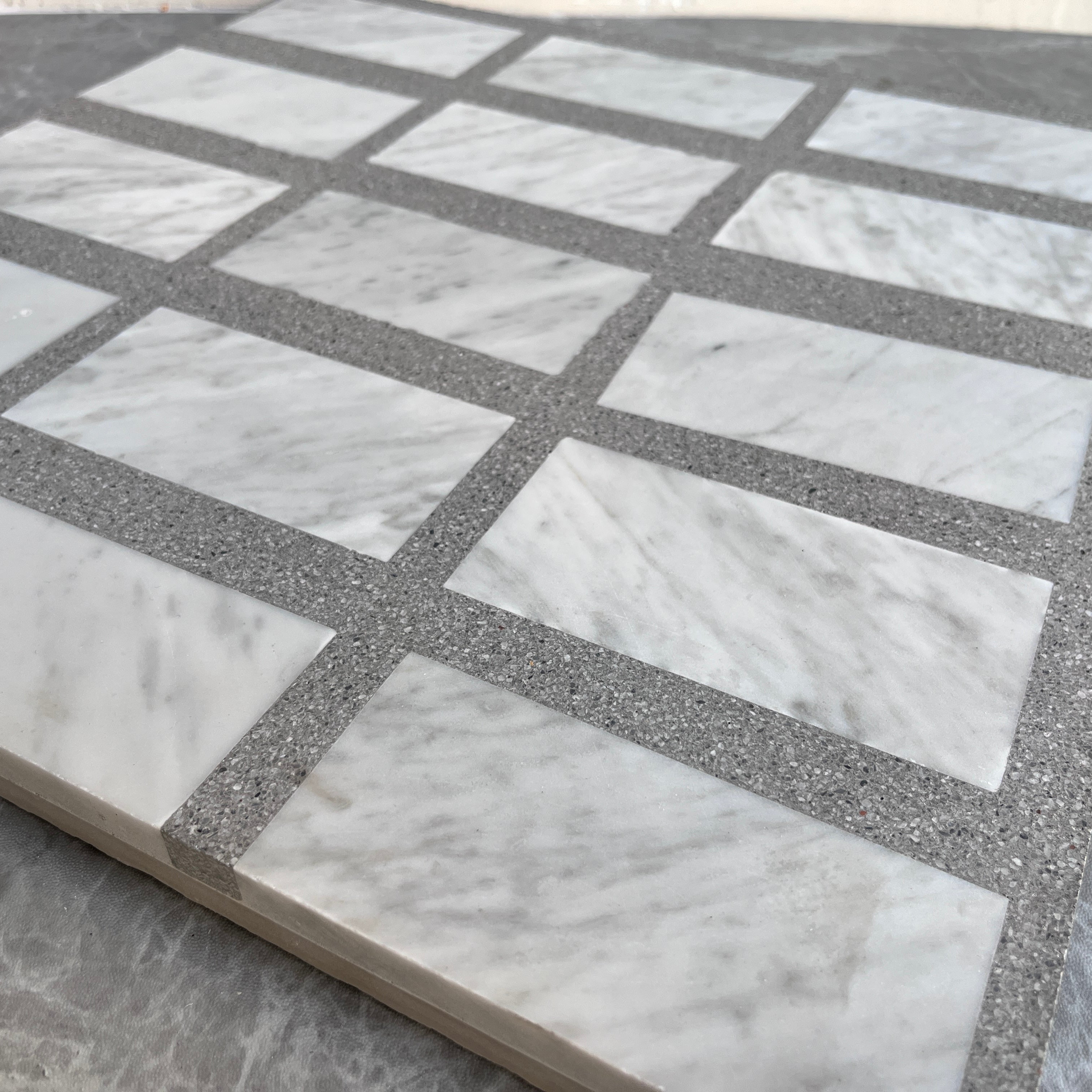 ML-OT024 Scarpa Terrazzo丨Hand-Laid Palladiana 丨Cement & Marble