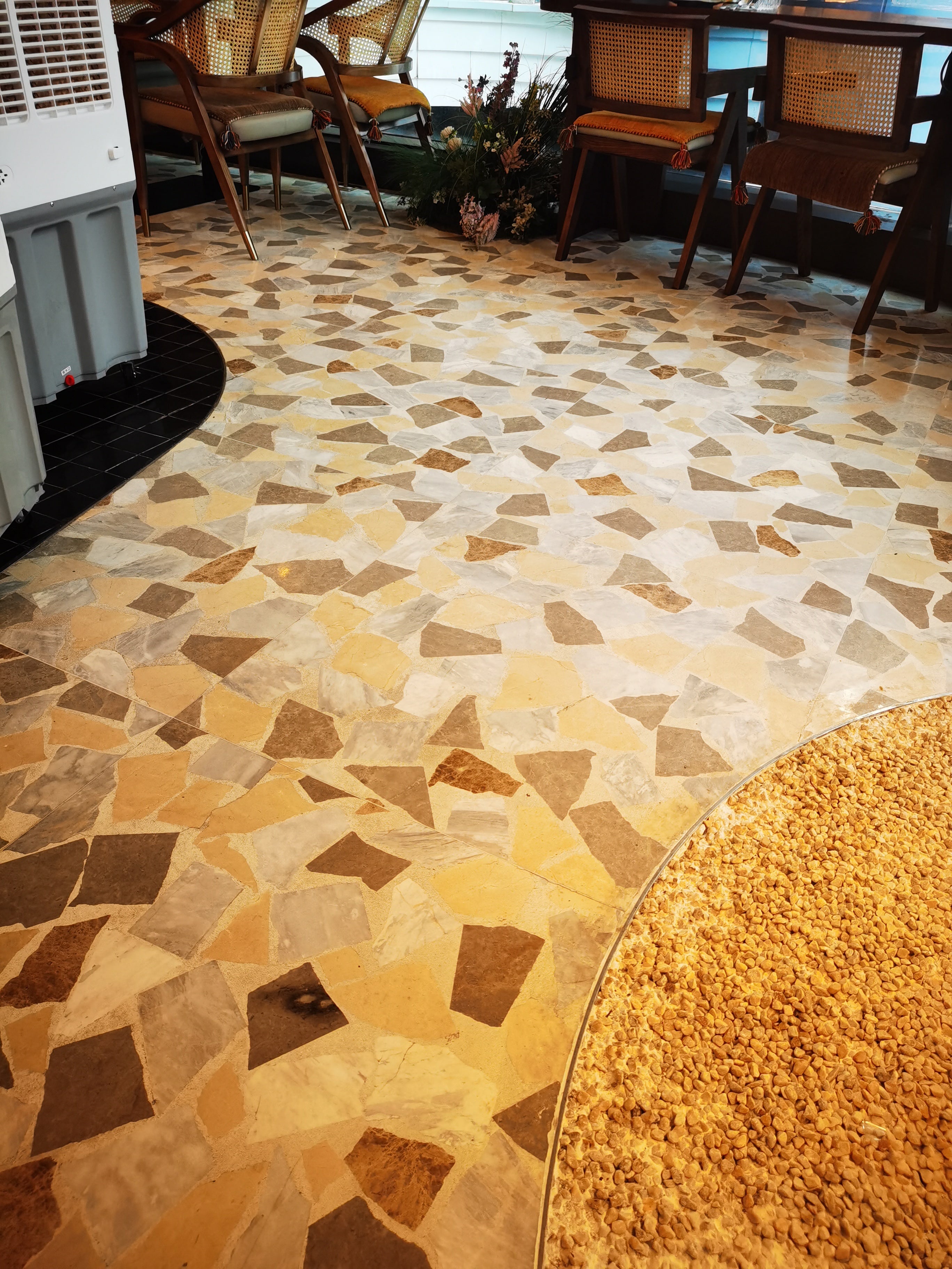 ML-IT006 Scarpa Terrazzo丨Hand-Laid Palladiana 丨Cement & Marble