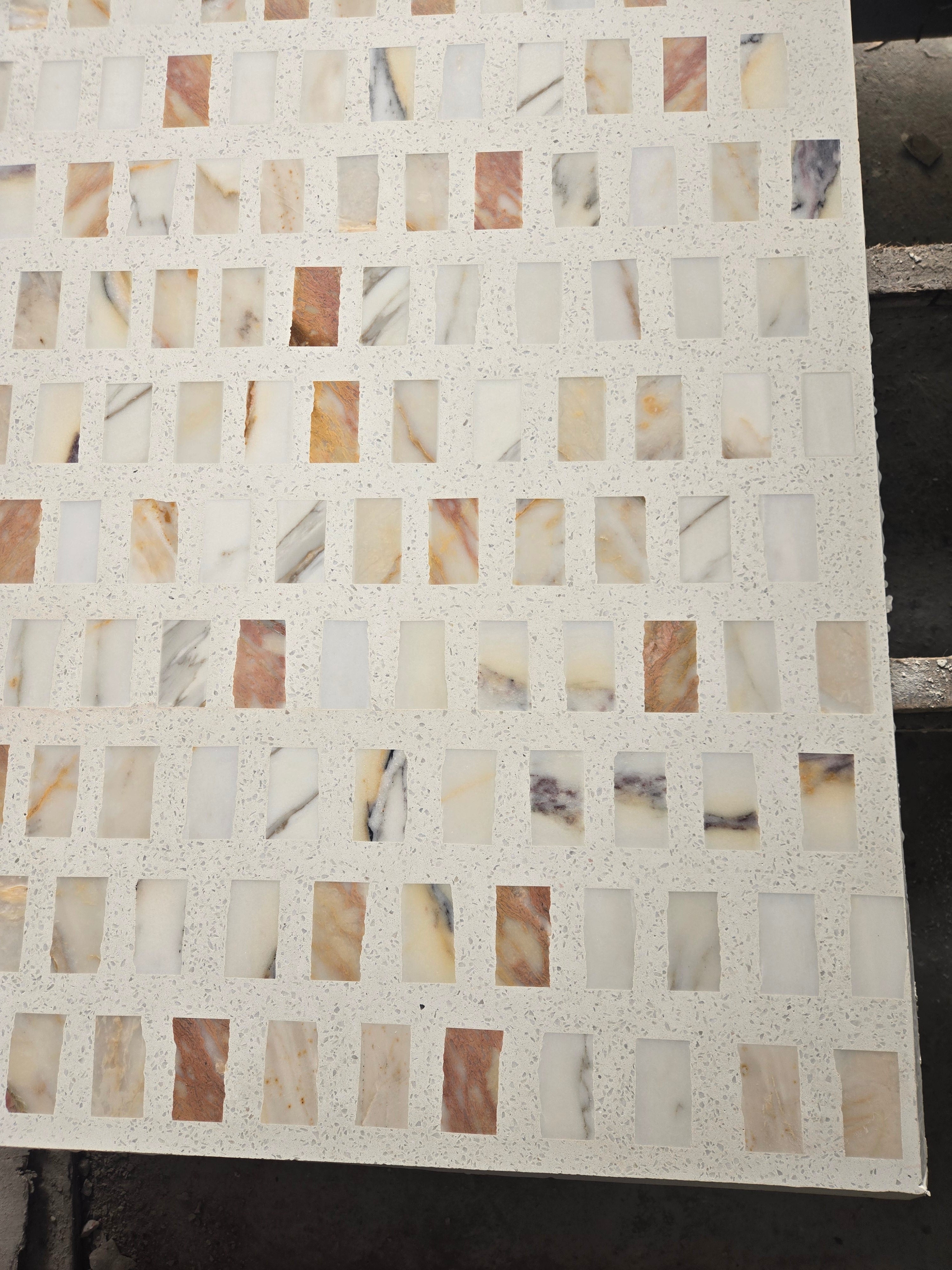 ML-OT015 Scarpa Terrazzo丨Hand-Laid Palladiana 丨Cement & Marble
