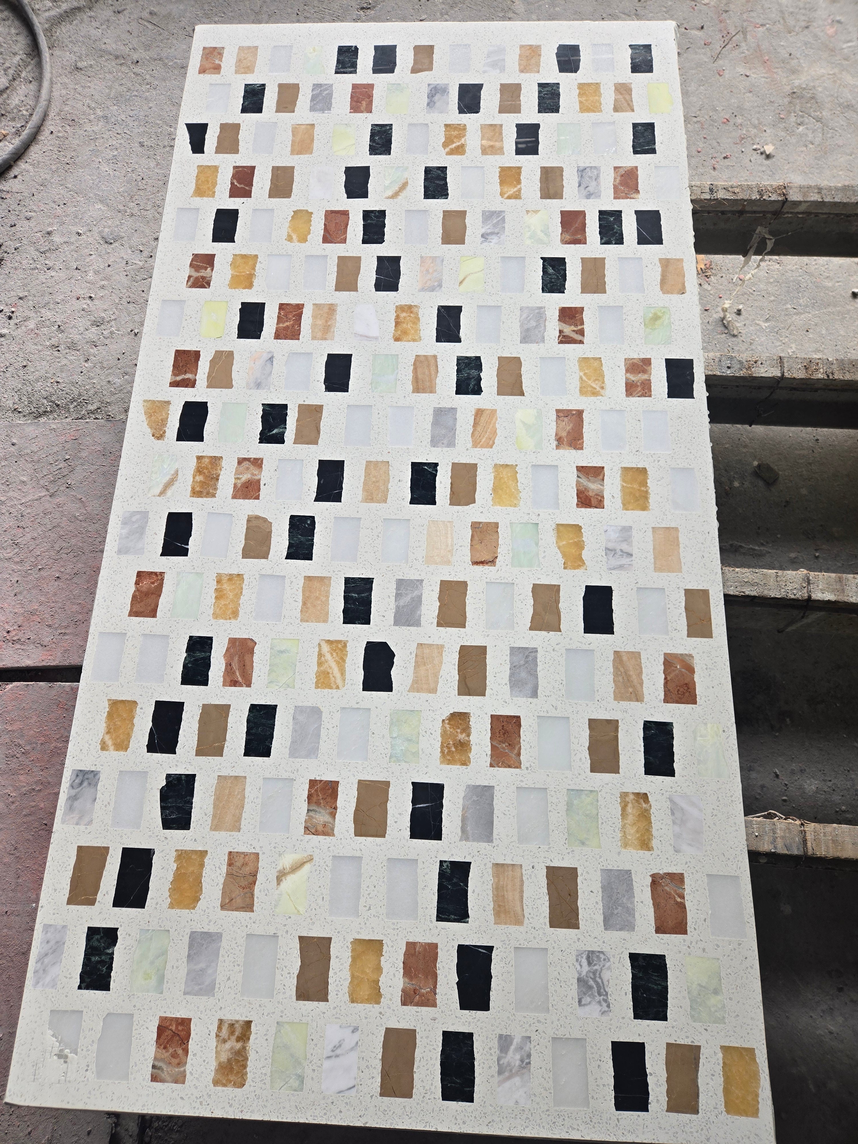 ML-OT017 Scarpa Terrazzo丨Hand-Laid Palladiana 丨Cement & Marble