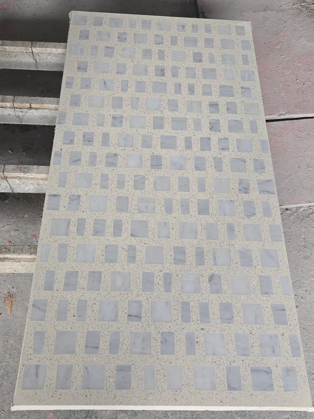ML-OT002 Scarpa Terrazzo丨Hand-Laid Palladiana 丨Cement & Marble