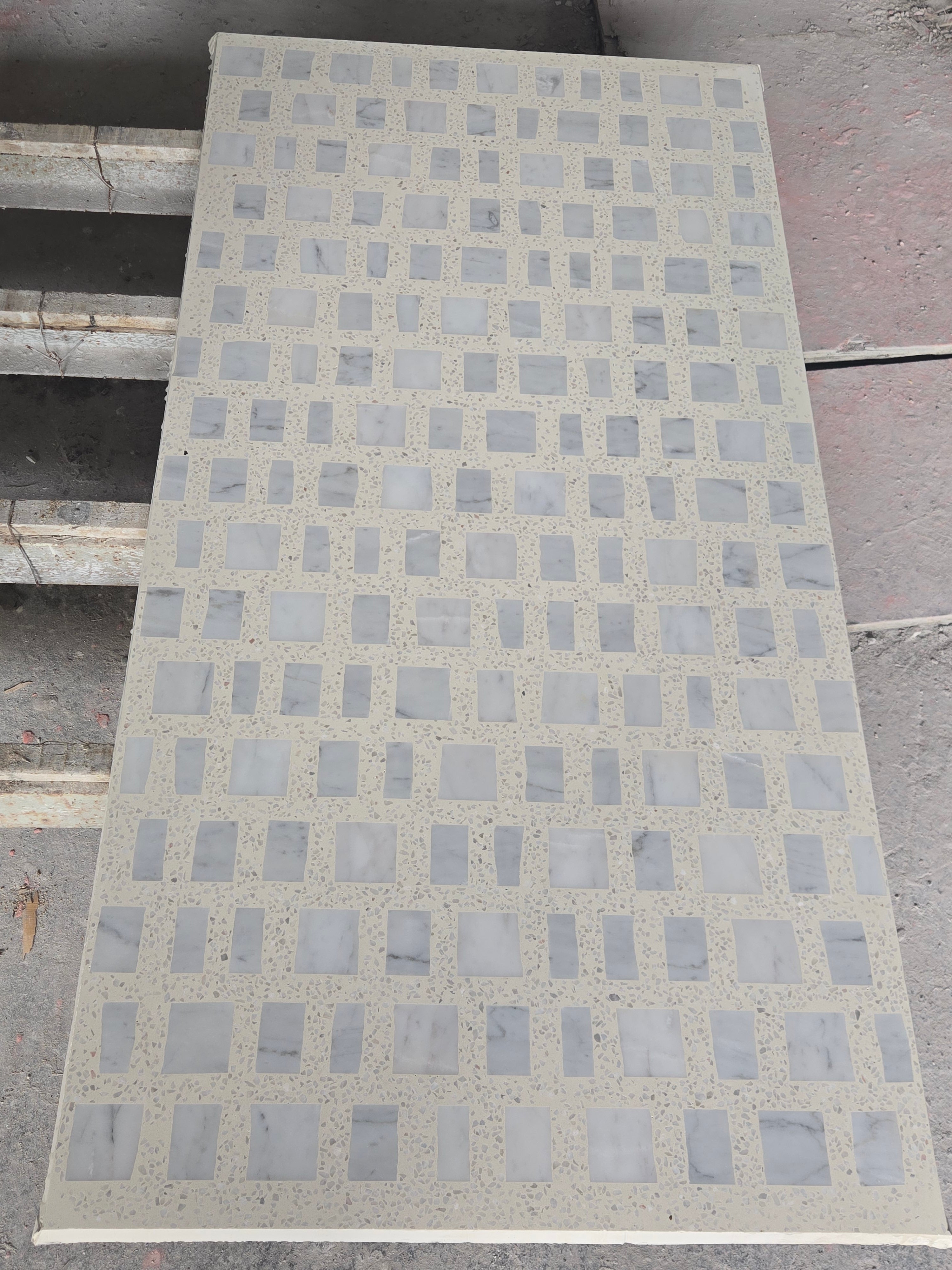 ML-OT002 Scarpa Terrazzo丨Hand-Laid Palladiana 丨Cement & Marble