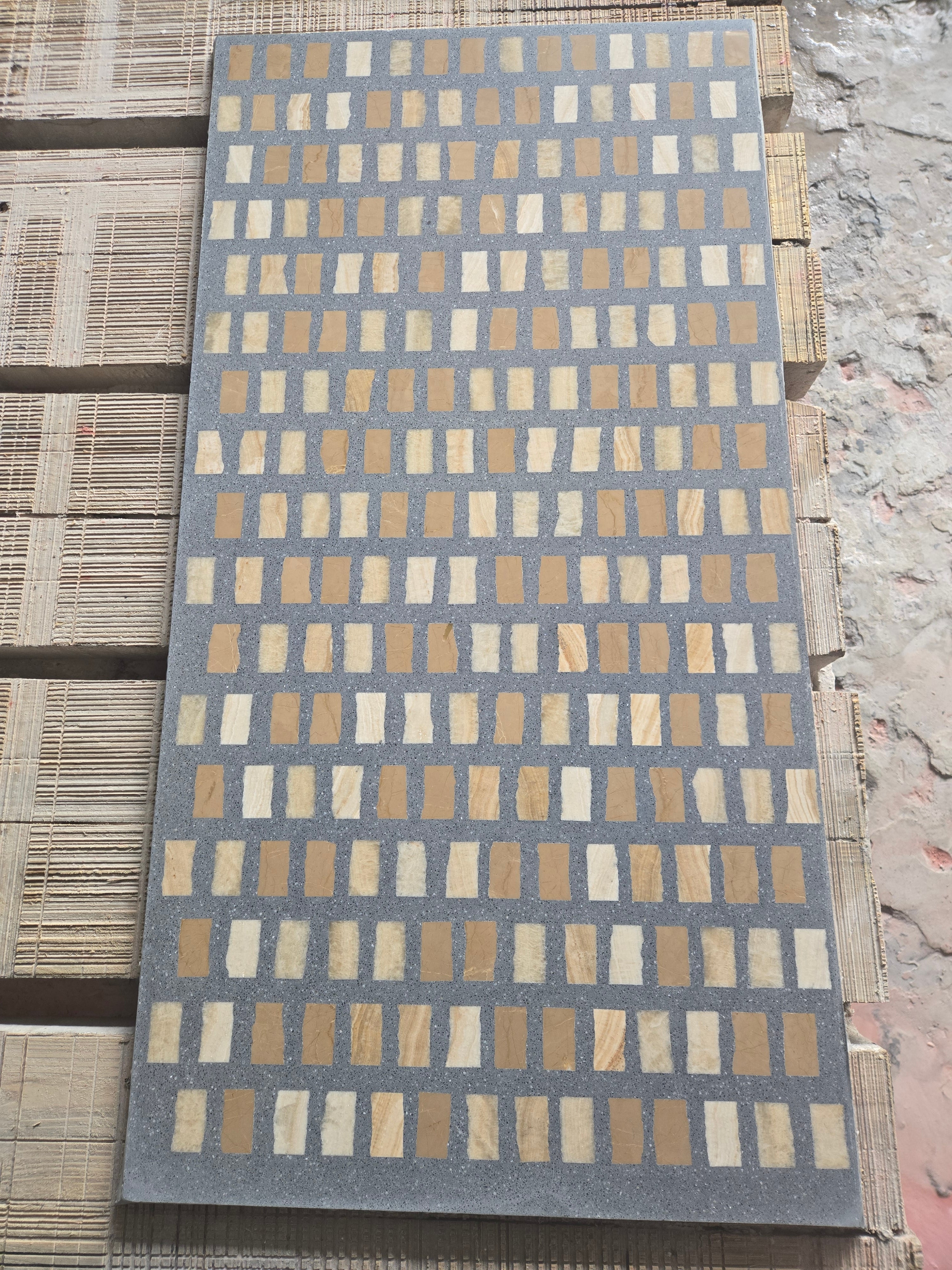 ML-OT009 Scarpa Terrazzo丨Hand-Laid Palladiana 丨Cement & Marble