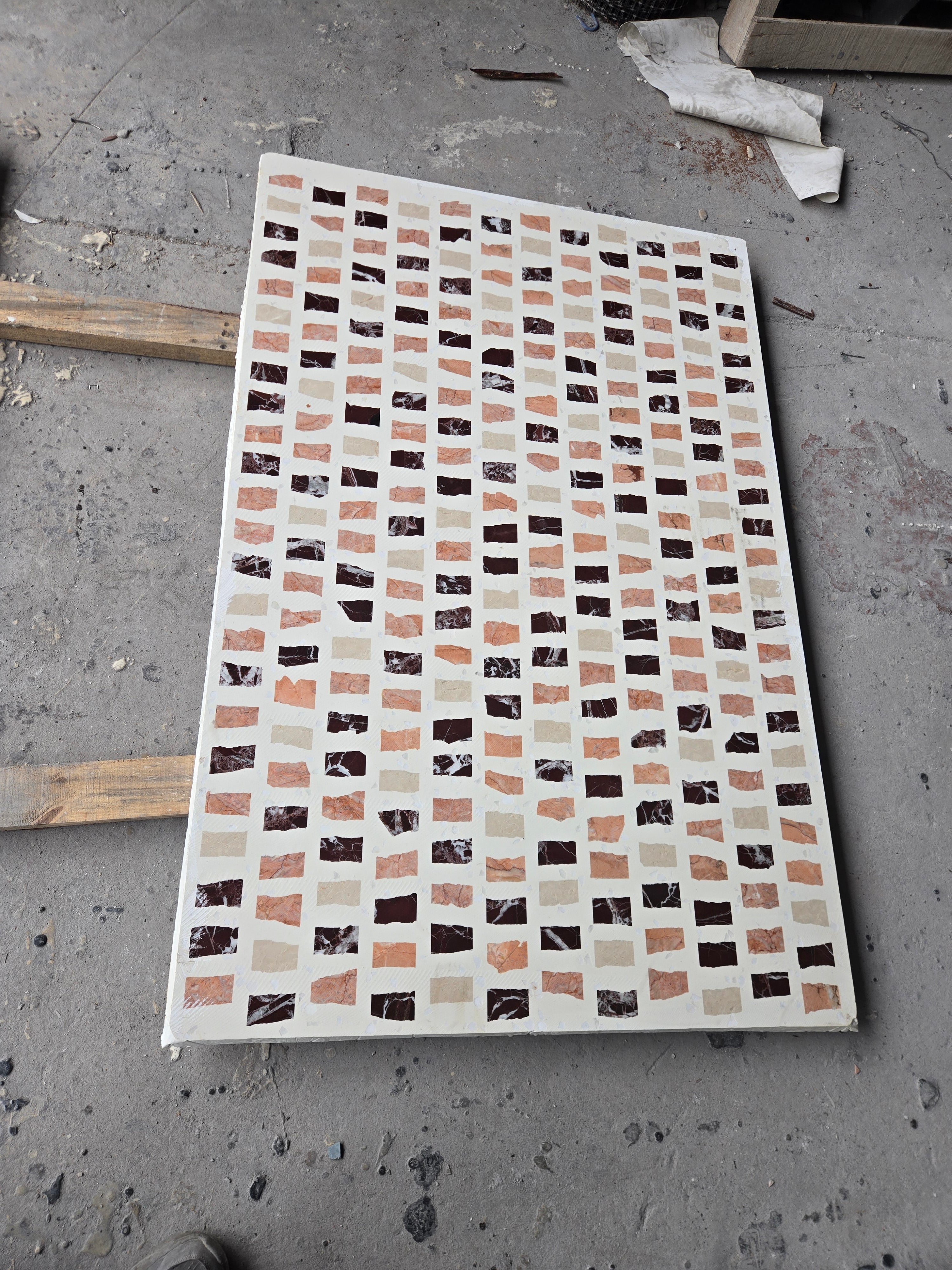ML-OT096 Scarpa Terrazzo丨Hand-Laid Palladiana 丨Cement & Marble