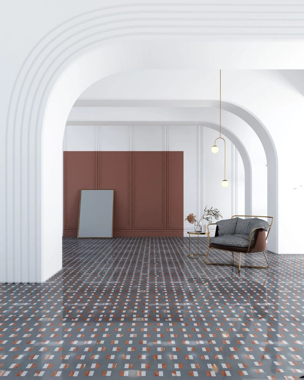 ML-OT066 Scarpa Terrazzo丨Hand-Laid Palladiana 丨Cement & Marble