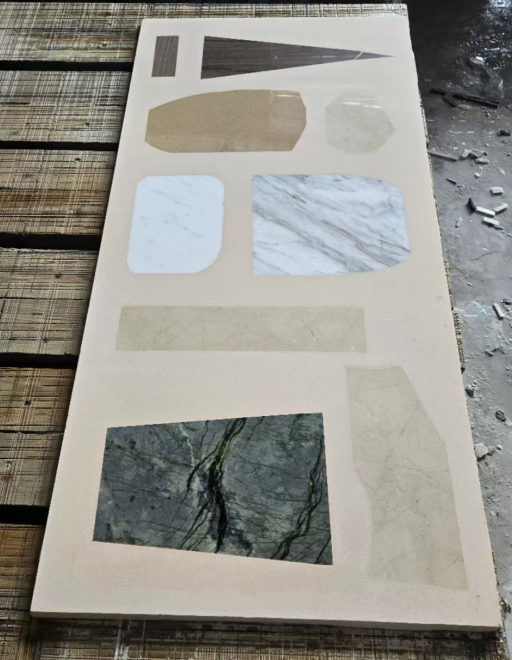 ML-IT005 Scarpa Terrazzo丨Hand-Laid Palladiana 丨Cement & Marble