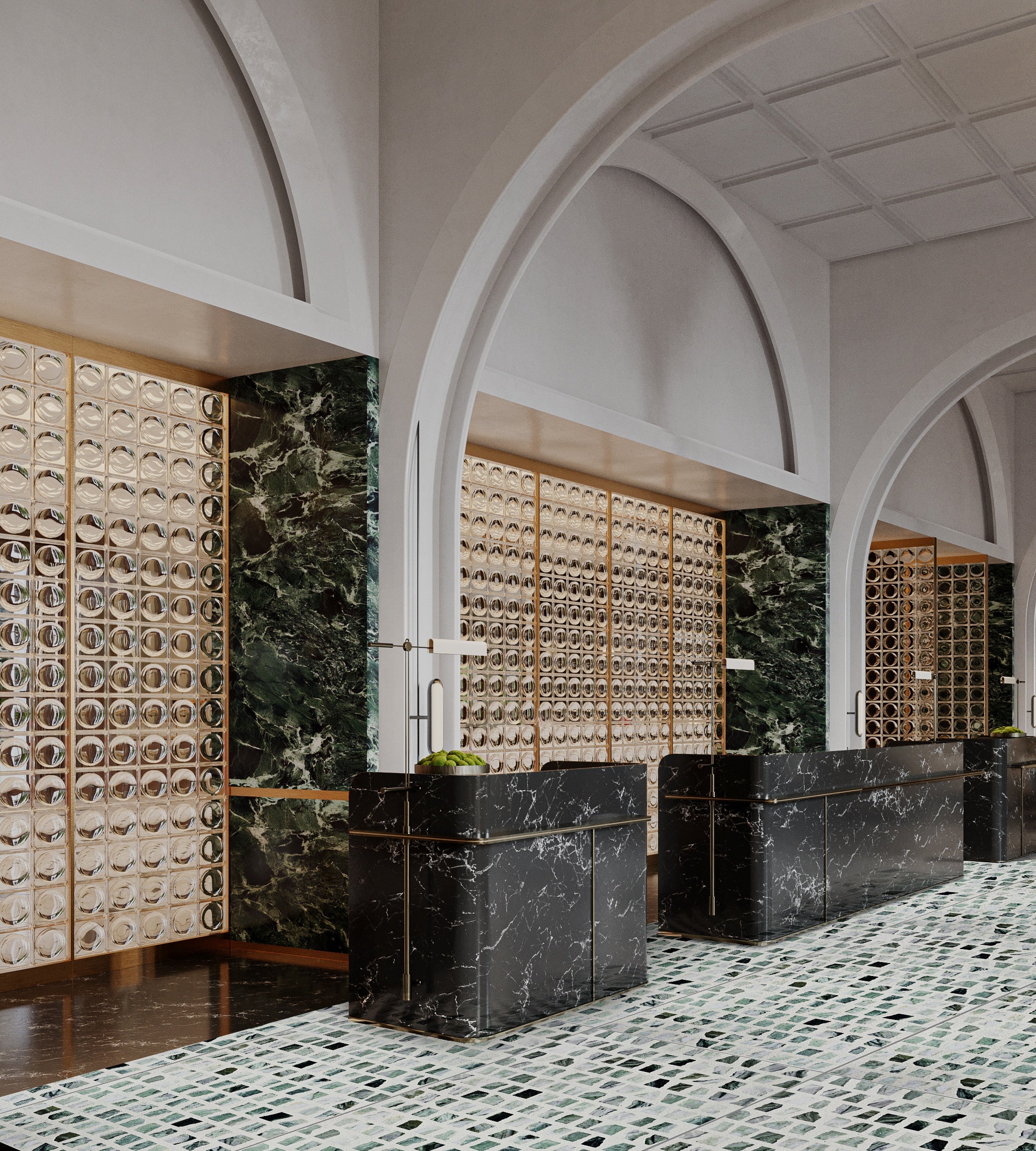 ML-OT014 Scarpa Terrazzo丨Hand-Laid Palladiana 丨Cement & Marble