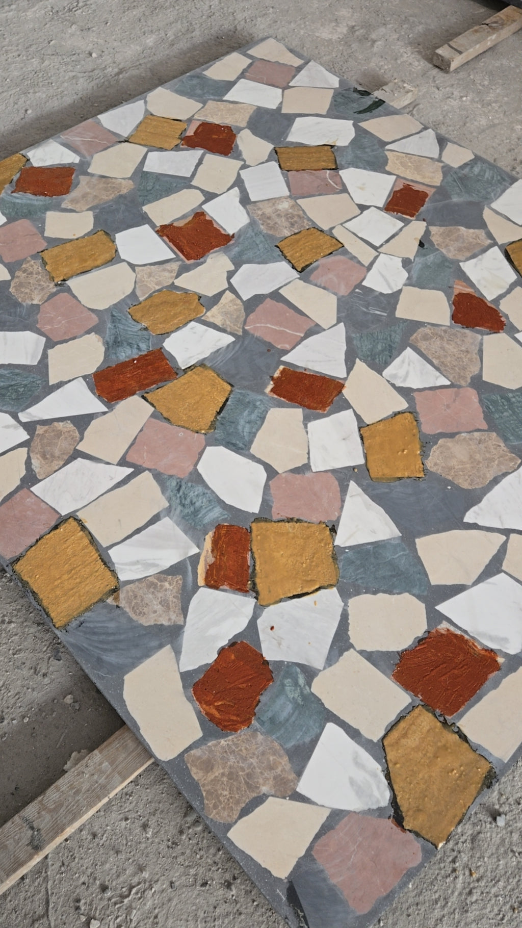 ML-IT056 Scarpa Terrazzo丨Hand-Laid Palladiana 丨Cement & Marble