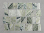 Green gemstone Mosaic grid
