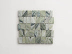 Green gemstone Mosaic grid